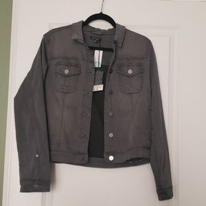 Gray jean jacket